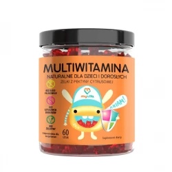 MULTIWITAMINA Naturalne Żelki z Witaminami dla dzieci i dorosłych (60 szt) MyVita