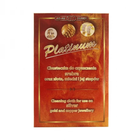 Chusteczka do Czyszczenia Srebra Platinum (18x28 cm) Duber