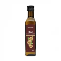 Olej z Orzecha Włoskiego Nierafinowany Tłoczony na Zimno 100% Naturalny 250 ml Skoczylas