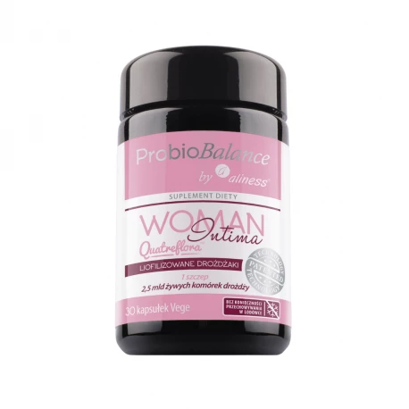Probiotyk dla Kobiet ProbioBalance Woman Intima 2,5 mld (30 kaps) Aliness