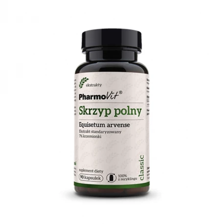 Skrzyp Polny Ekstrakt 7% Krzemionki (90 kaps) Pharmovit