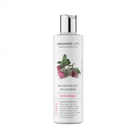 Botaniczny Balsam Myjący do Włosów Wzmacniający Łopian Większy 250 g Organic Life