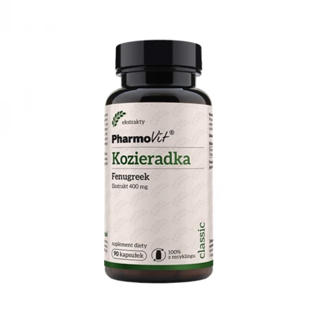 KOZIERADKA 400 mg Ekstrakt Fenugreek (90 kaps) Pharmovit