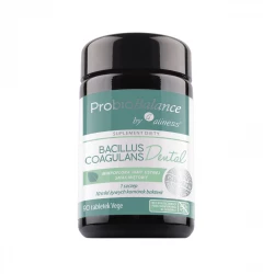 Probiotyk do Ssania ProbioBalance Dental Bacillus Coagulans 10 mld Żywych Komórek Bakterii (90 tab) Aliness