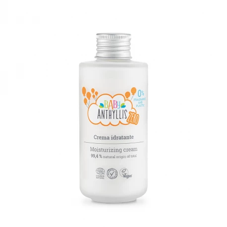 Krem Nawilżający dla Dzieci Bezzapachowy Naturalne Prebiotyki Szklane Opakowanie ZERO WASTE 125 ml Pierpaoli Baby Anthyllis Zero