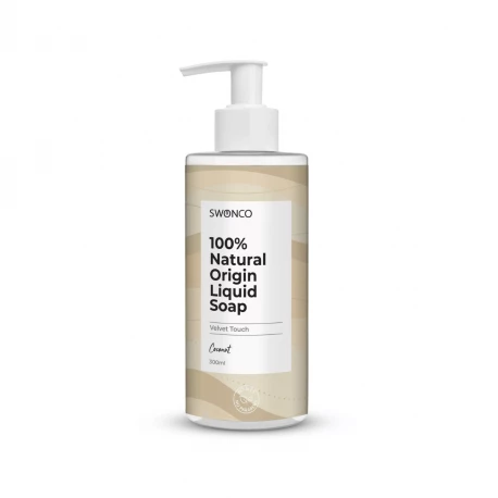 Naturalne Mydło w Płynie Coconut Kokosowe 100% Natural 300 ml SWONCO