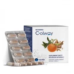 Naturalna Witamina C C-olway Ekstrakt Gryka kiełkująca Gorzka pomarańcza (100 kaps) Colway