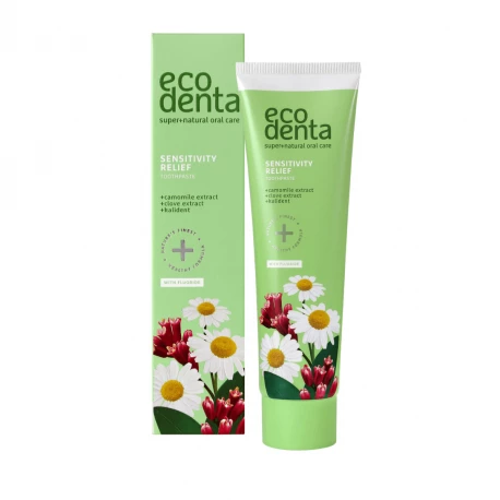 Pasta do Wrażliwych Zębów Ziołowa Ulga 100 ml Rumianek Goździk Ecodenta
