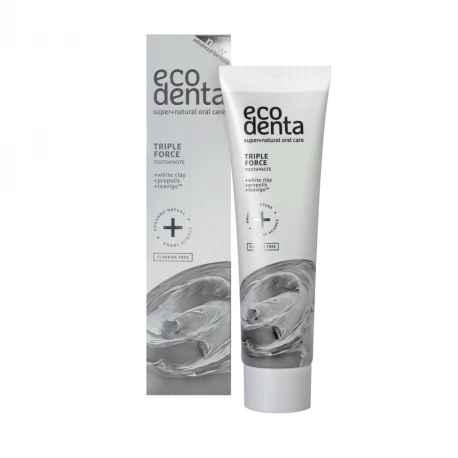 Pasta Do Zębów o Potrójnym Działaniu 100 ml (Propolis, Glinka) Ecodenta