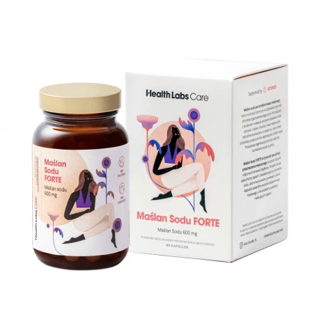 Maślan Sodu FORTE 600 mg (60 kaps) Wsparcie Jelit (Żywność Specjalnego Przeznaczenia Medycznego) Health Labs Care