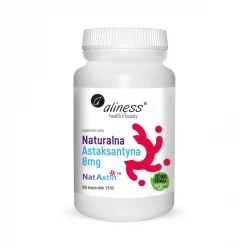 Naturalna Astaksantyna 8 mg NatAxtin (60 kaps) Aliness