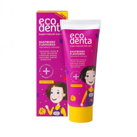 Pasta do Zębów dla Dzieci o Smaku Malinowym 75 ml ECODENTA