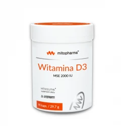 Witamina D3 MSE 2000 IU Cholekalcyferol Dr Enzmann (90 kaps) Mito-Pharma