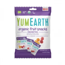 Żelki bez Żelatyny EKO (Organic Fruit Snacs) Mieszanka Ekologicznych Żelków Owocowych 10x19,8 g YUMEARTH