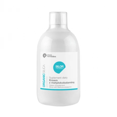 SILOR+KOBALT ORGANIC SILICA Krzem Organiczny z Metylokobalaminą 500 ml Invex Remedies