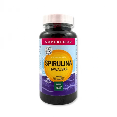 Spirulina Hawajska 500mg (100tab) Pacifica™ GINSENG