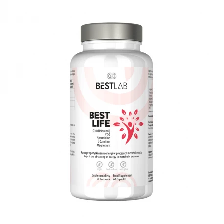 BestLife Ochrona Mitochondriów i Energia ATP Q10 PQQ L-karnityna (60 kaps) BestLab