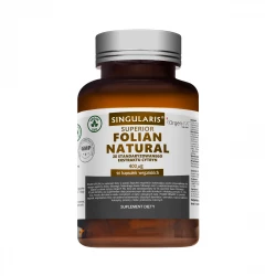 FOLIAN NATURAL 400 mcg Kwas Foliowy (90 kaps) Singularis