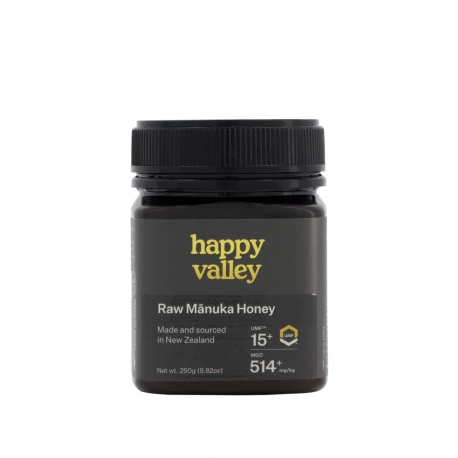Miód Manuka UMF 15+ MG 514+ 250 g Premium Happy Valley