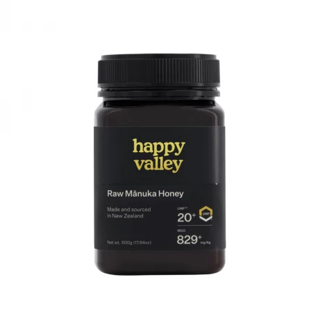 Miód Manuka UMF 20+ MG 829+ 500 g Premium Happy Valley