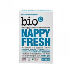 Nappy Fresh Dodatek do Proszku do Prania Pieluch Bielizny Podpasek wielorazowych 500 g BIO-D