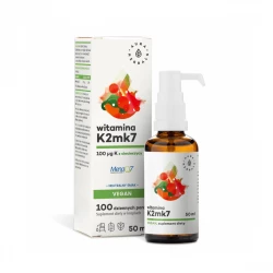 Witamina K2 MK-7 100 mcg z Ciecierzycy Wegańska Krople 50 ml Aura Herbals