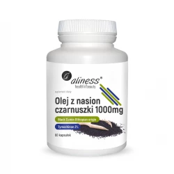 Olej z Czarnuszki 1000 mg (60 kaps) 2% Tymochinon Aliness