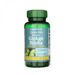 GINKGO BILOBA 120 mg Miłorząb japoński (100 kaps) Puritan\'s Pride