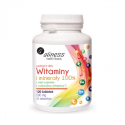 Witaminy i Minerały 100% (120tab) ALINESS