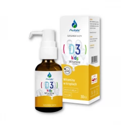 Witamina D3 KIDS z Lanoliny 400 IU dla Dzieci w Kroplach 30 ml Avitale Aliness