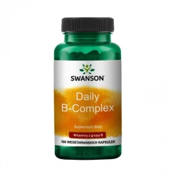 Daily B-Complex Witaminy z Grupy B (100 kaps) Swanson