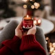ŚWIĄTECZNY LAS Świąteczna Świeca Sojowa Ręcznie robiona Wegańska 120 ml YUSH