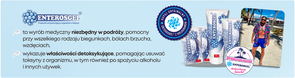  ENTEROSGEL® z kanałem @PodróżeWojownika! | Piotr Pająk - Podróże Wojownika | enaturalnie.mom