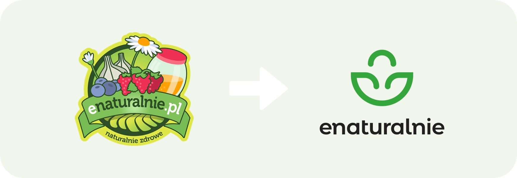 Stare i nowe logo enaturalnie.mom