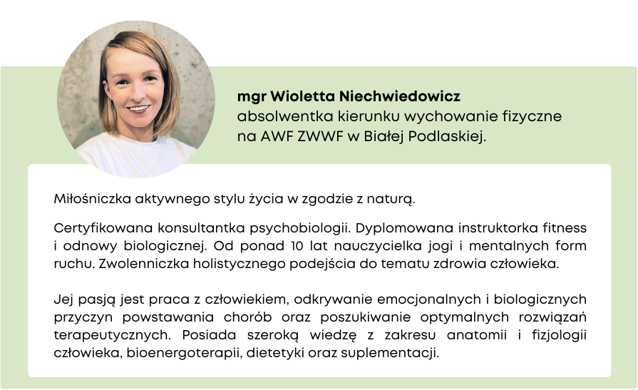 Autor mgr Wioletta Niechwiedowicz