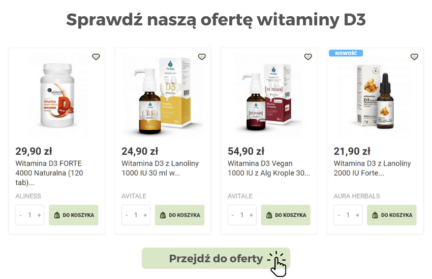 Sprawdź naszą ofertę witaminy D3