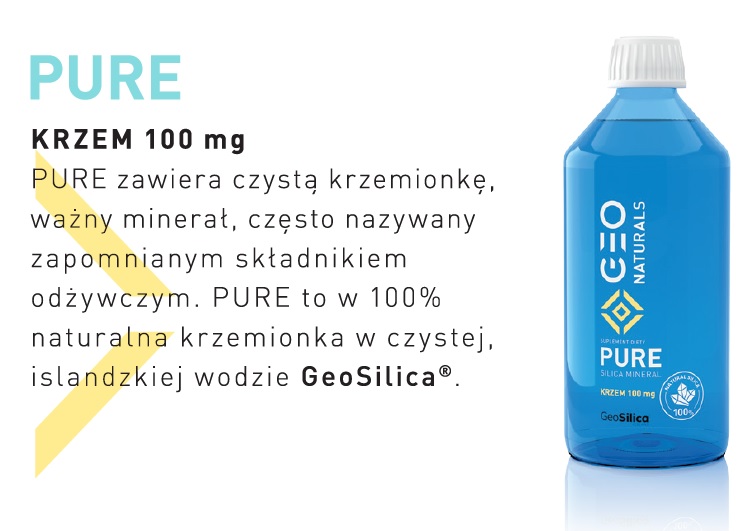 PURE Krzem 100 mg GeoNaturals