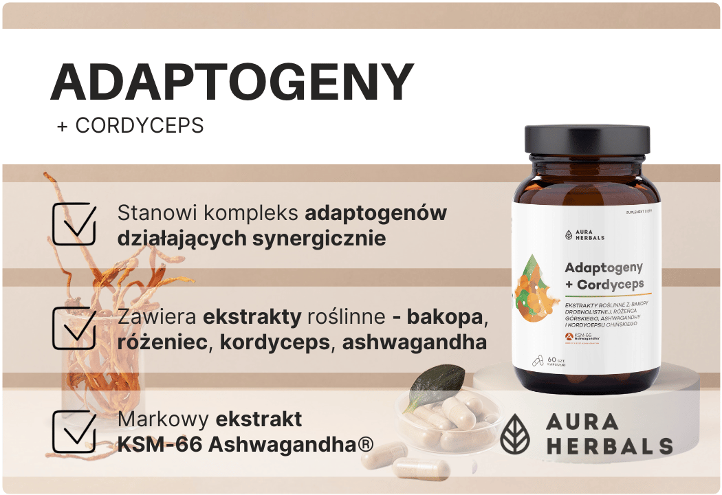 Adaptogeny+  Cordyceps Aura Herbals