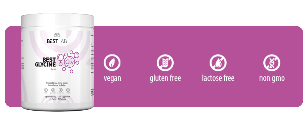 BestGlycine Glicyna Proszek 250 g BestLab