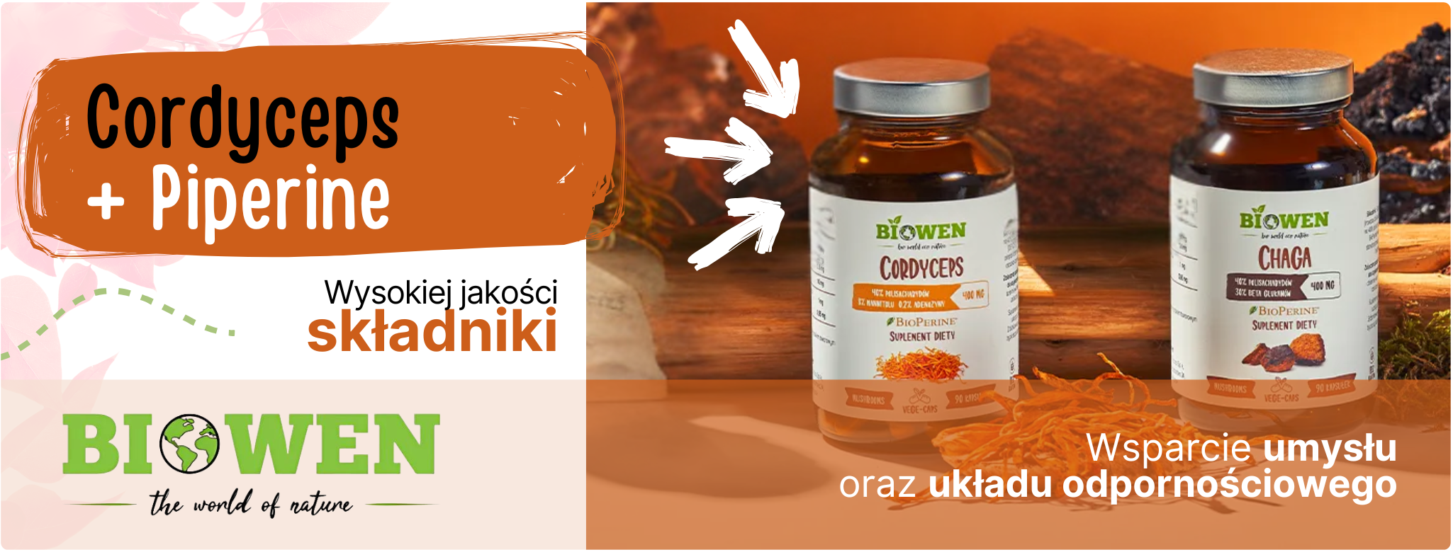 Grzyby Cordyceps (90 kaps)