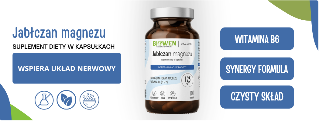 Jabłczan Magnezu + Witamina B6 Biowen