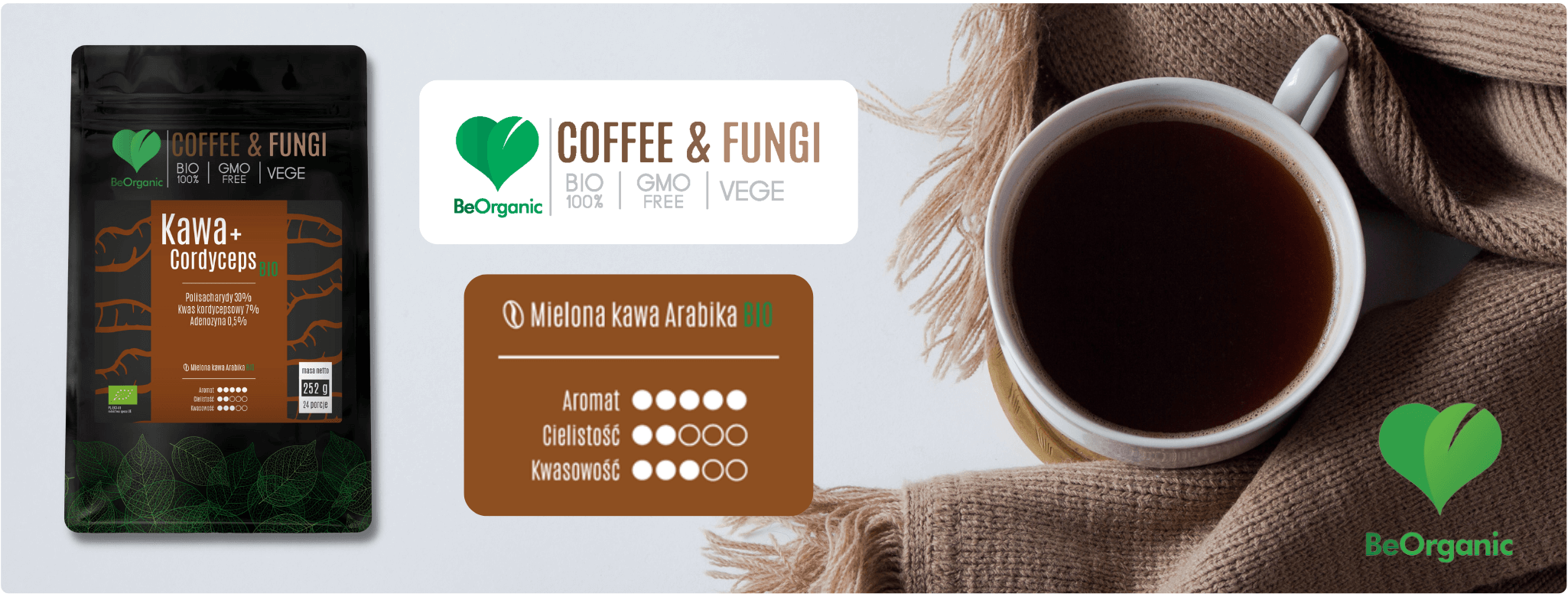 Coffe Fungi BeOrganic