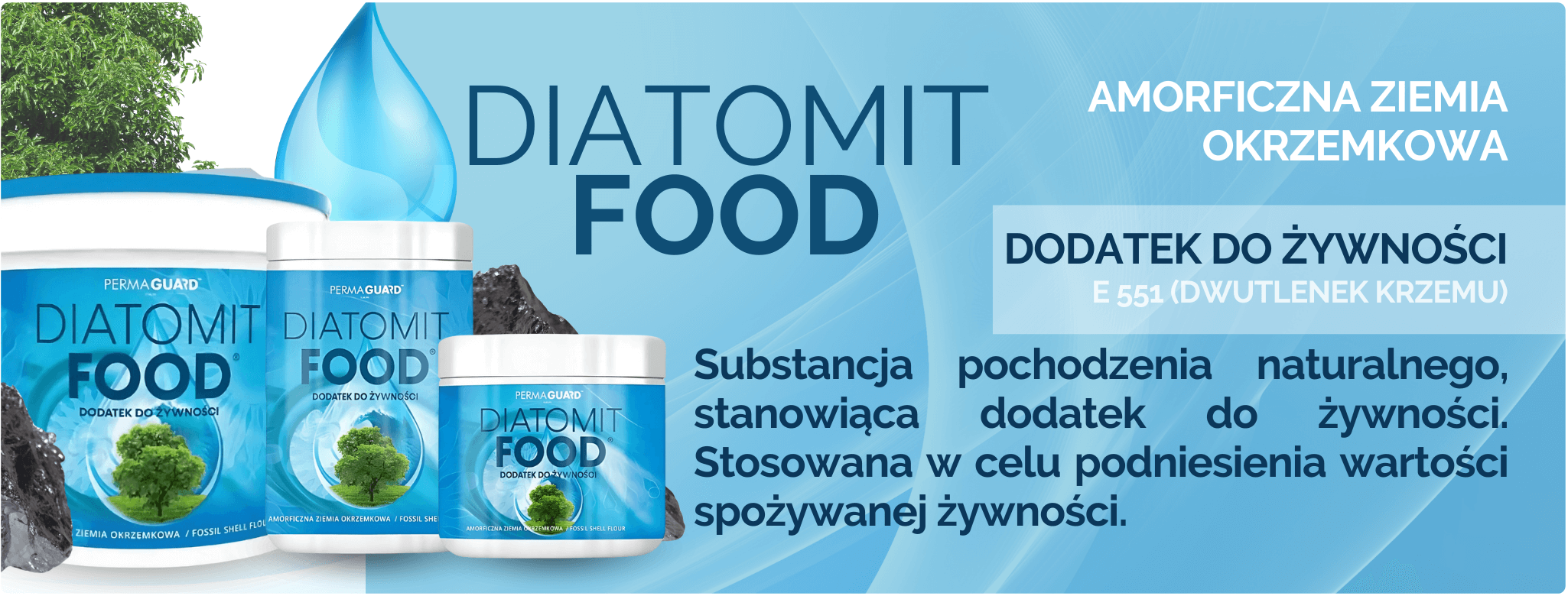 DIATOMIT FOOD Dodatek do żywności E551