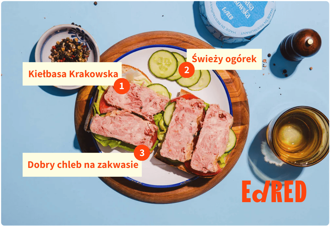 Kiełbasa Krakowska - Konserwa Mięsna Puszka 300 g Ed Red