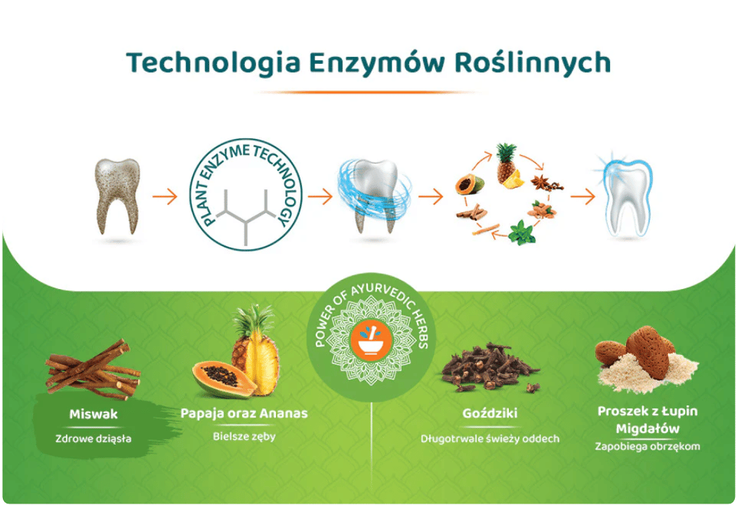 Pasta do Zębów Stain Away Ziołowa Ochrona Dziąseł i Szkliwa 75 ml Himalaya