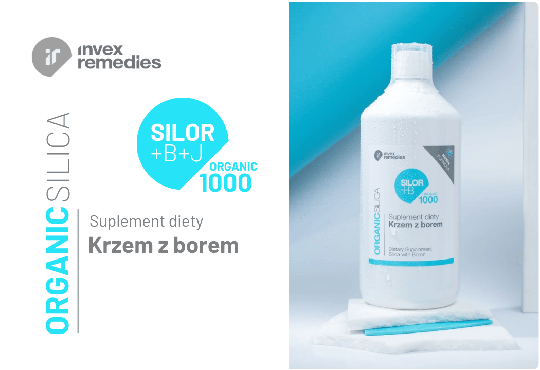 Krzem z borem SILOR+B 1000 ml Invex Remedies