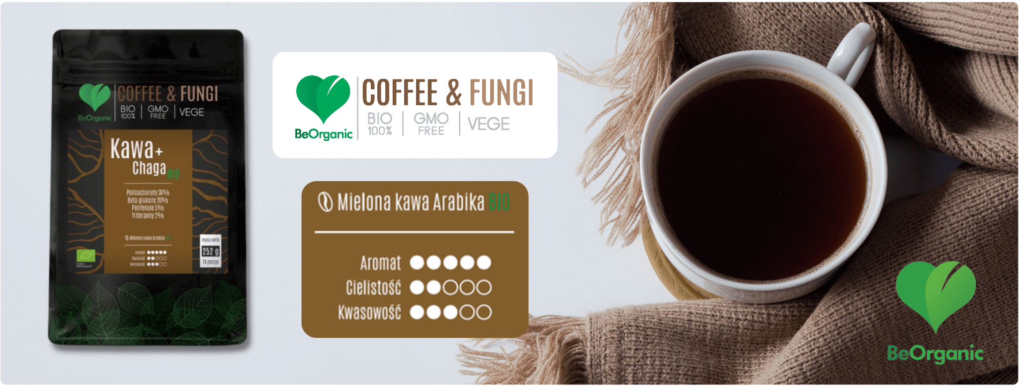 Coffe Fungi BeOrganic