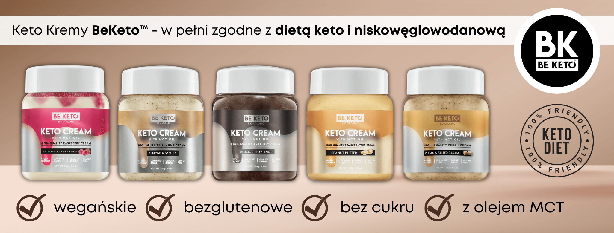 BeKeto Kremy