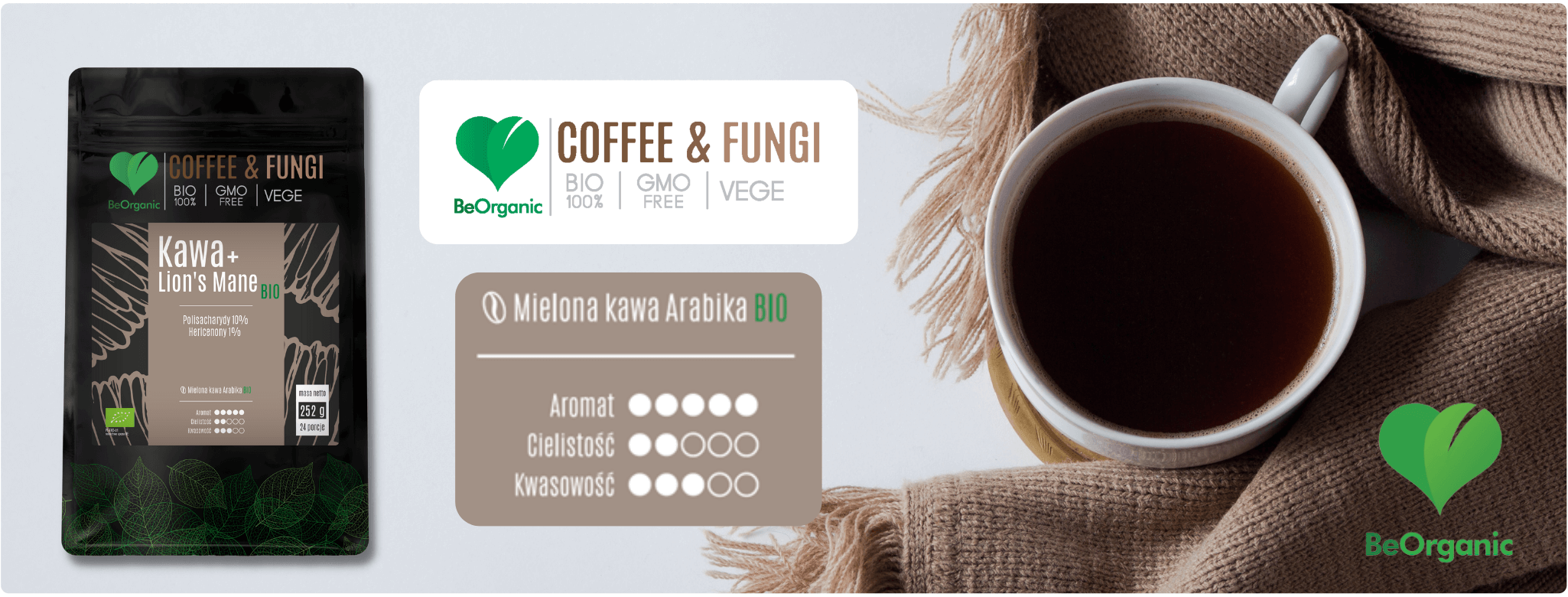 Coffe Fungi BeOrganic