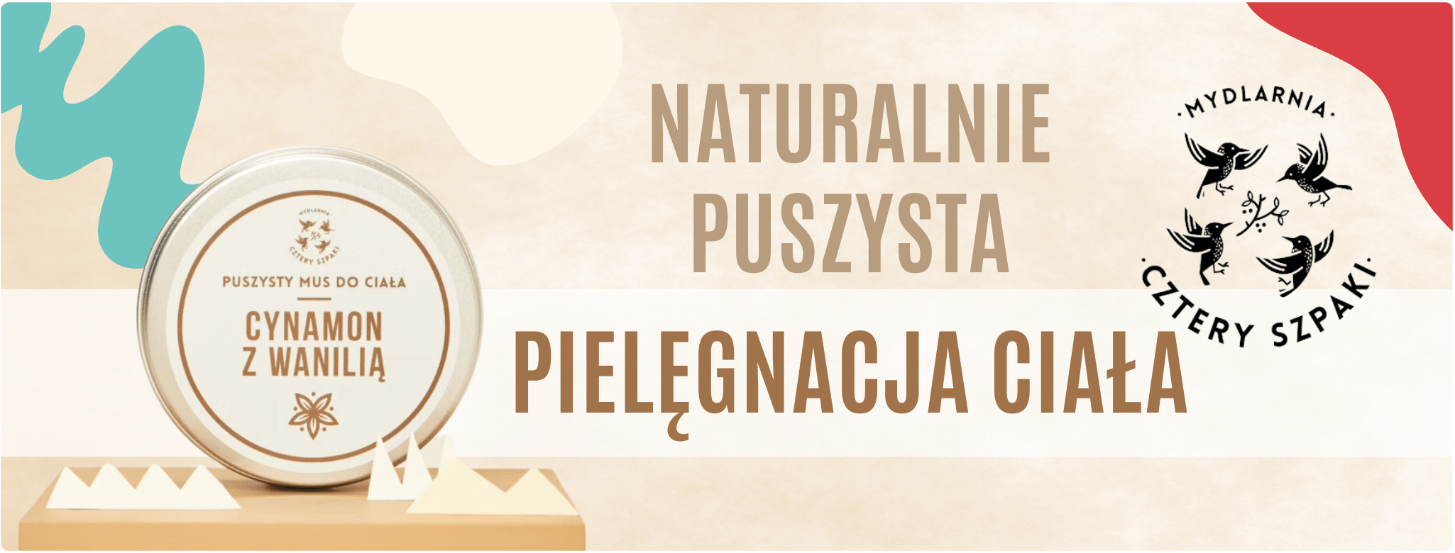 Mydlarnia Cztery Szpaki Mus do Ciała Cynamon z Wanilią